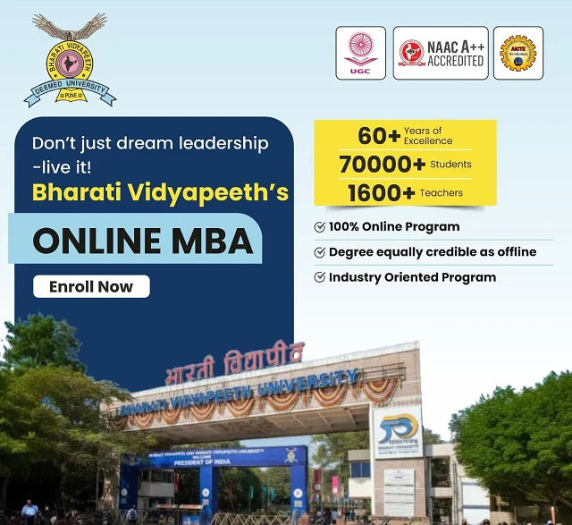 Admission campaign post design for Bharati Vidyapeeth, Pune