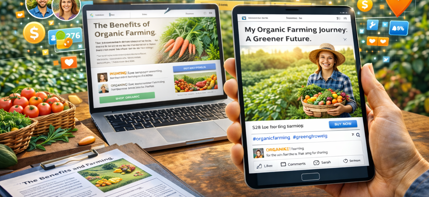 Content Marketing for Organic Farming: Stories That Convert to Sales