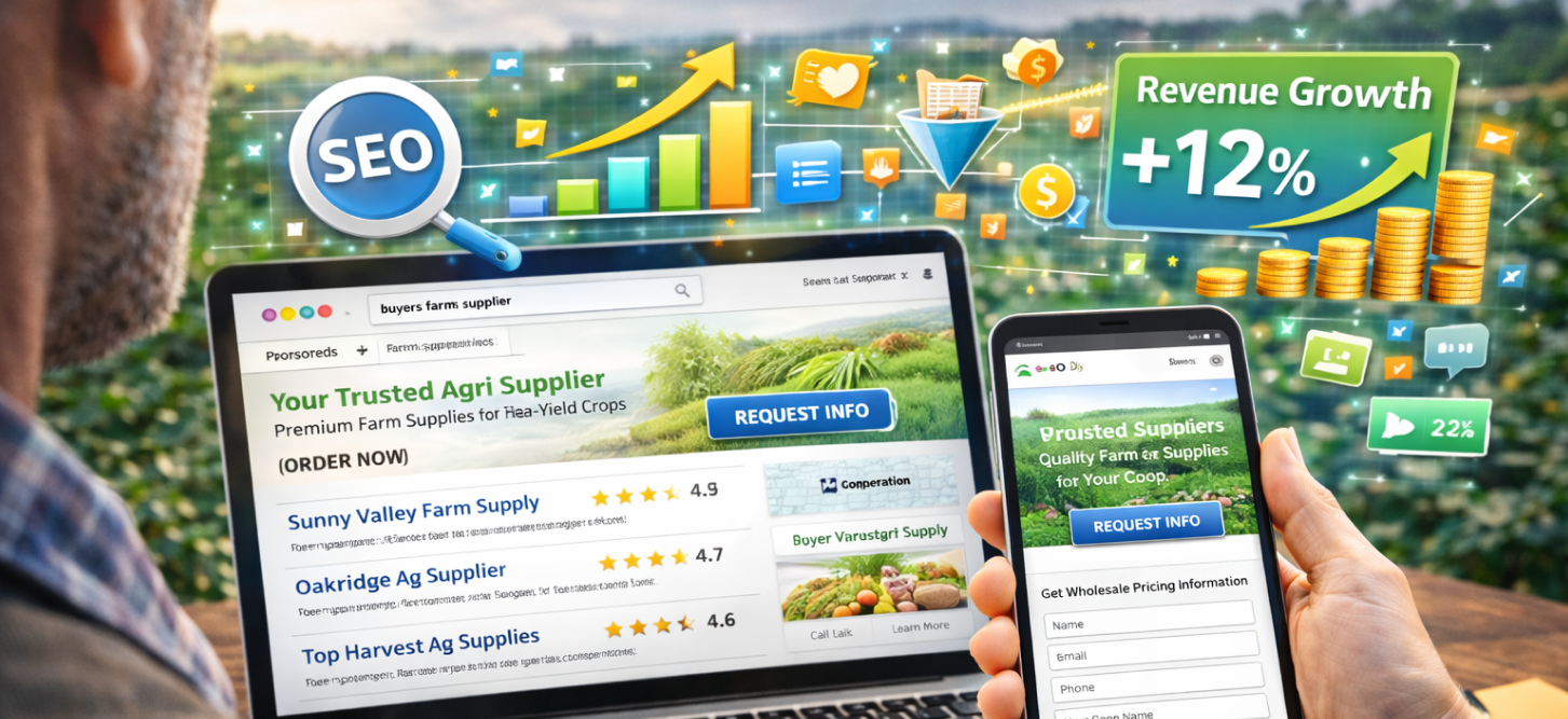 Combining SEO and Lead Gen to Grow Agri-Business Revenue Fast