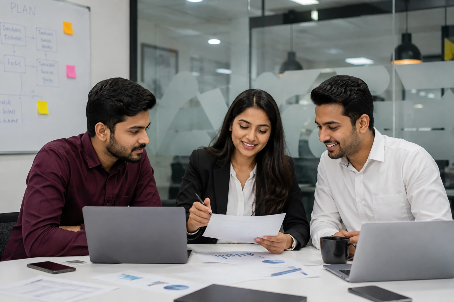 Startup team at work – growth marketing for startups
